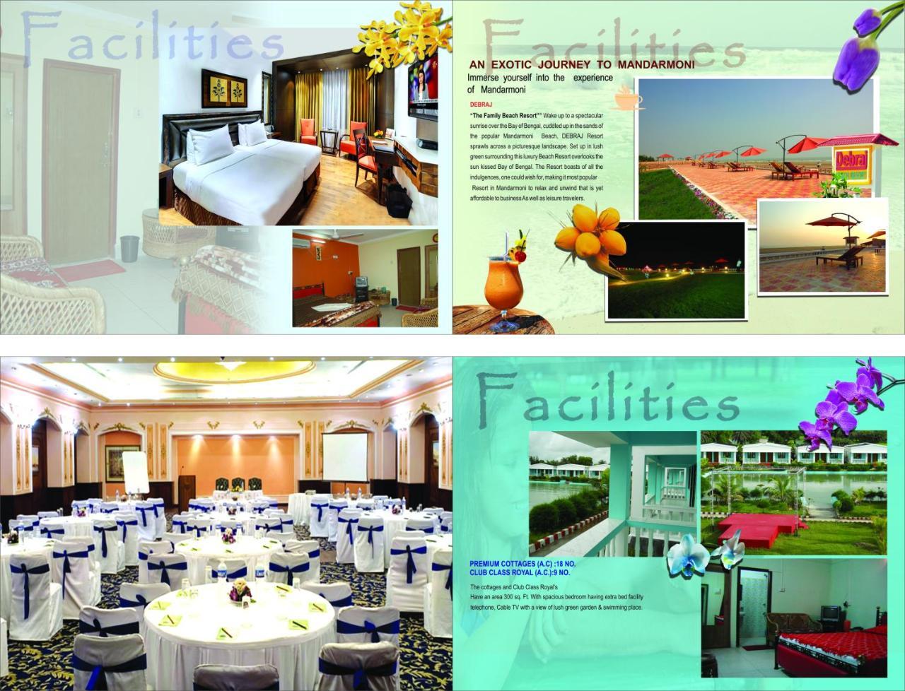 Debraj Beach Resort Mandarmani Exterior foto
